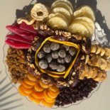 מגש פירות יבשים ט"ו בשבט