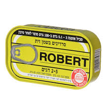 סרדינים בשמן זית רוברט