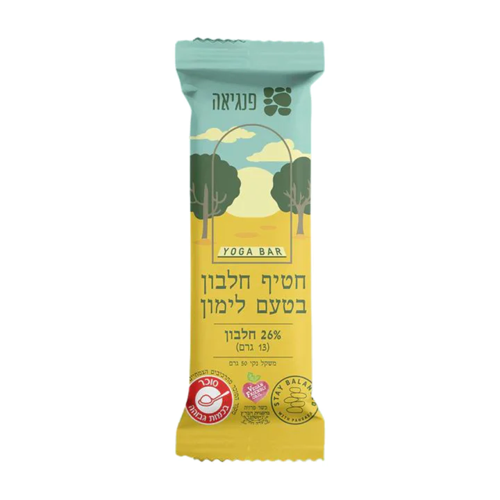 חטיף חלבון בטעם לימון פנגאיה חטיף חלבון בטעם לימון פנגאיה