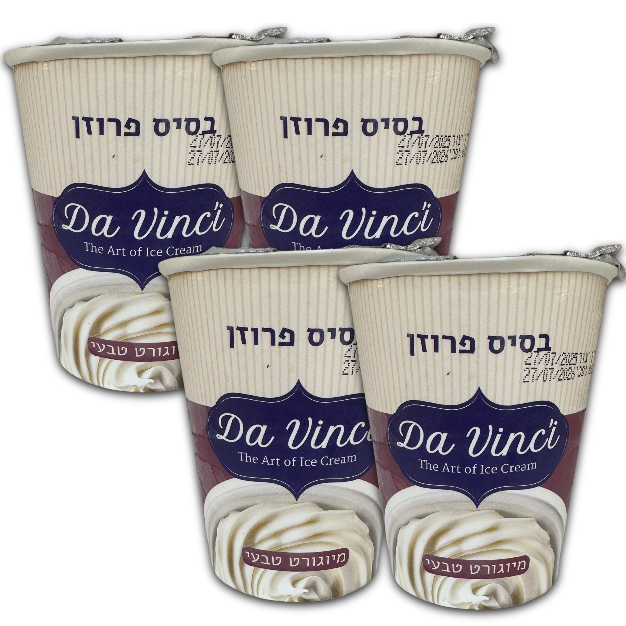 פרוזן מיוגורט טבעי מארז רביעייה פרוזן מיוגורט טבעי מארז רביעייה