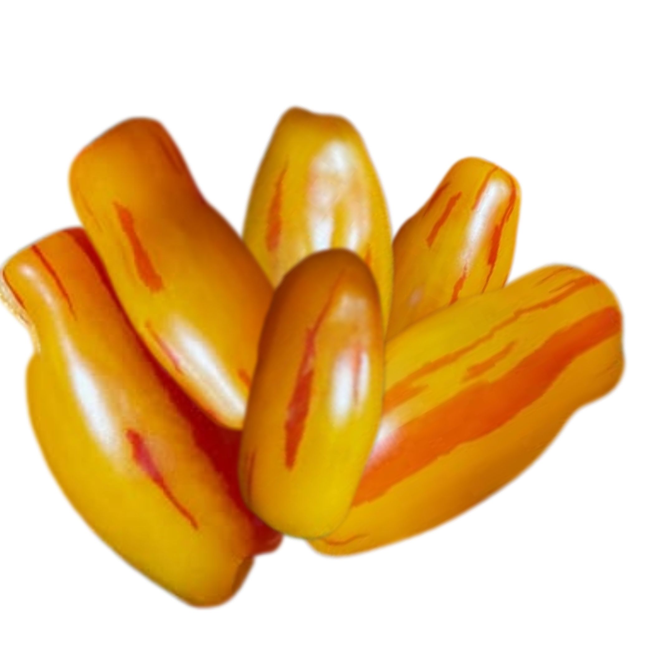 עגבניות שרי טייגר ארלקינו צהובות