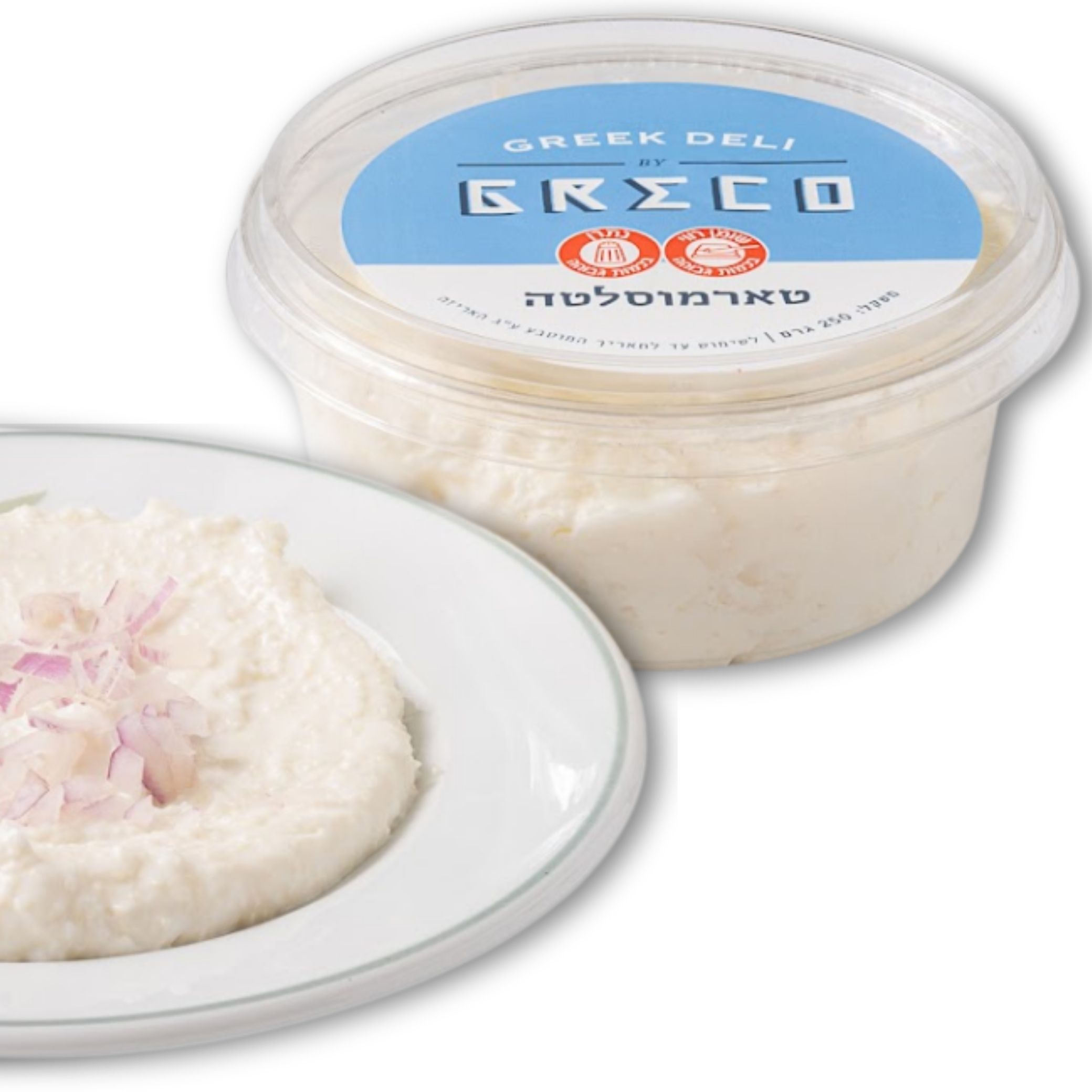 סלט טארמוסלטה אקרא יוונית _גרקו_ סלט טארמוסלטה אקרא יוונית גרקו GRECOו