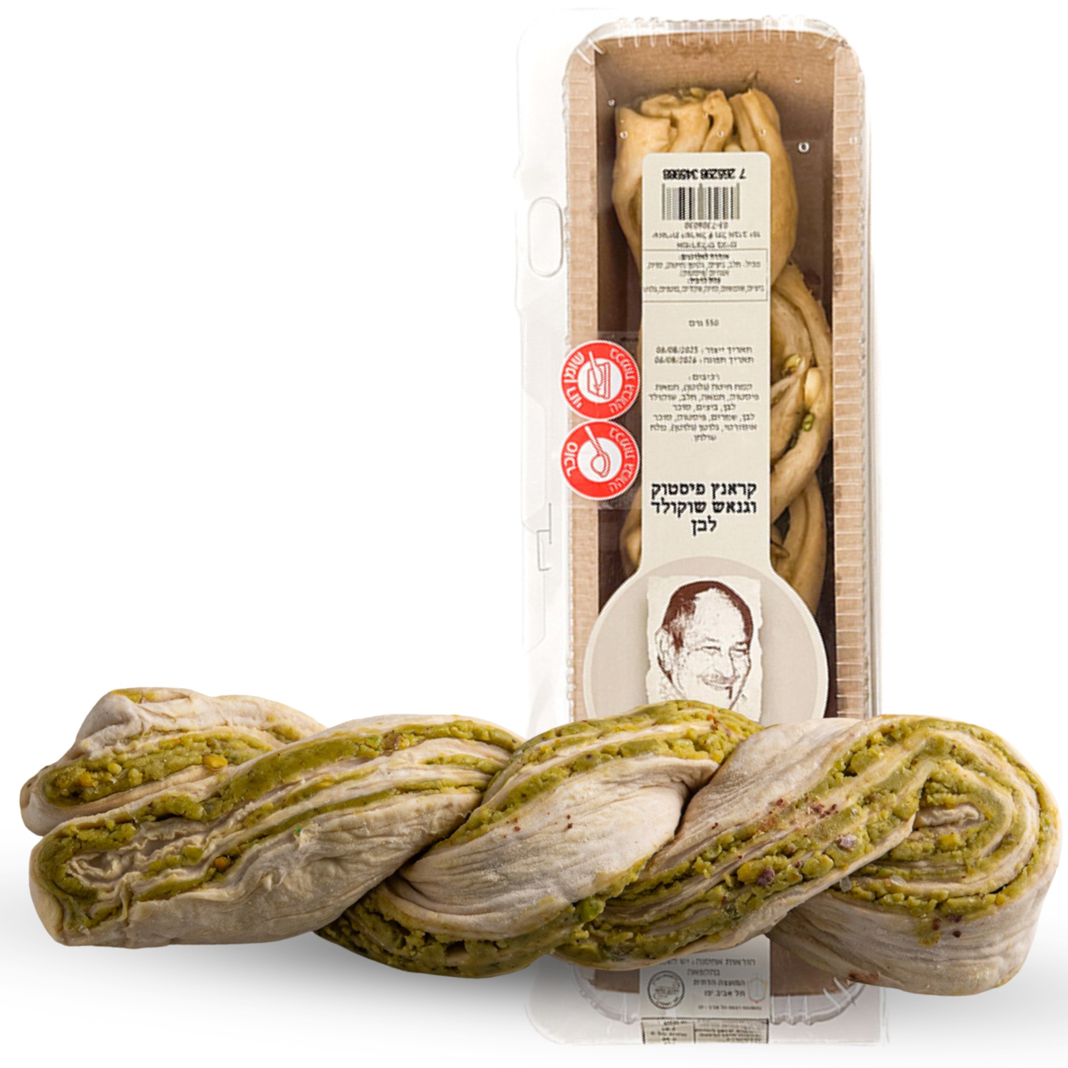 קרנץ פיסטוק ושוקלד לבן קפוא פוני